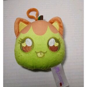 Aphmau MeeMeows Mystery Clip On Plush Litter 4 Caramel Apple Cat Face Kitten